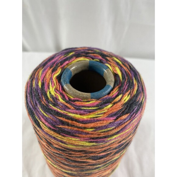 Fancy Cone Cotton Yarn Colorful Slub Yarn 400g #387 - Picture 2 of 5